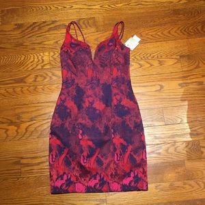 MWT Aidan Maddox red dress